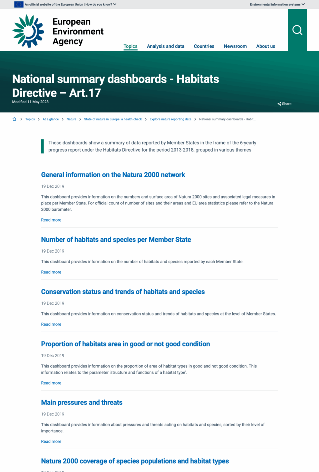 National-summary-dashboards-Habitats-Directive-–-Art.17